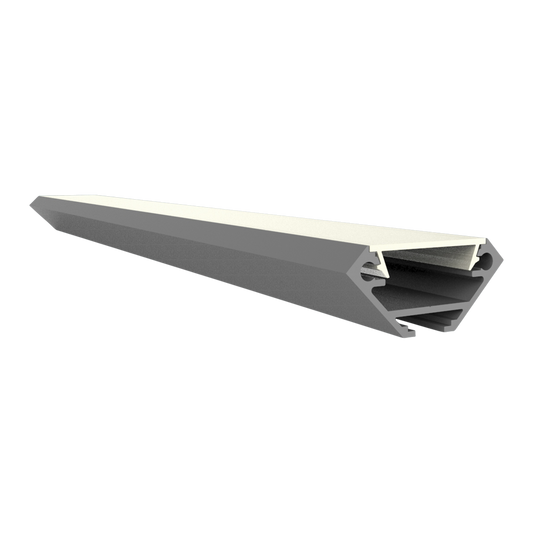 Corner Profile 1m - Silver