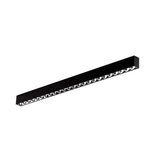 LED Linear Reflector 40W 1.5m Black DALI 3000/4000/6500K