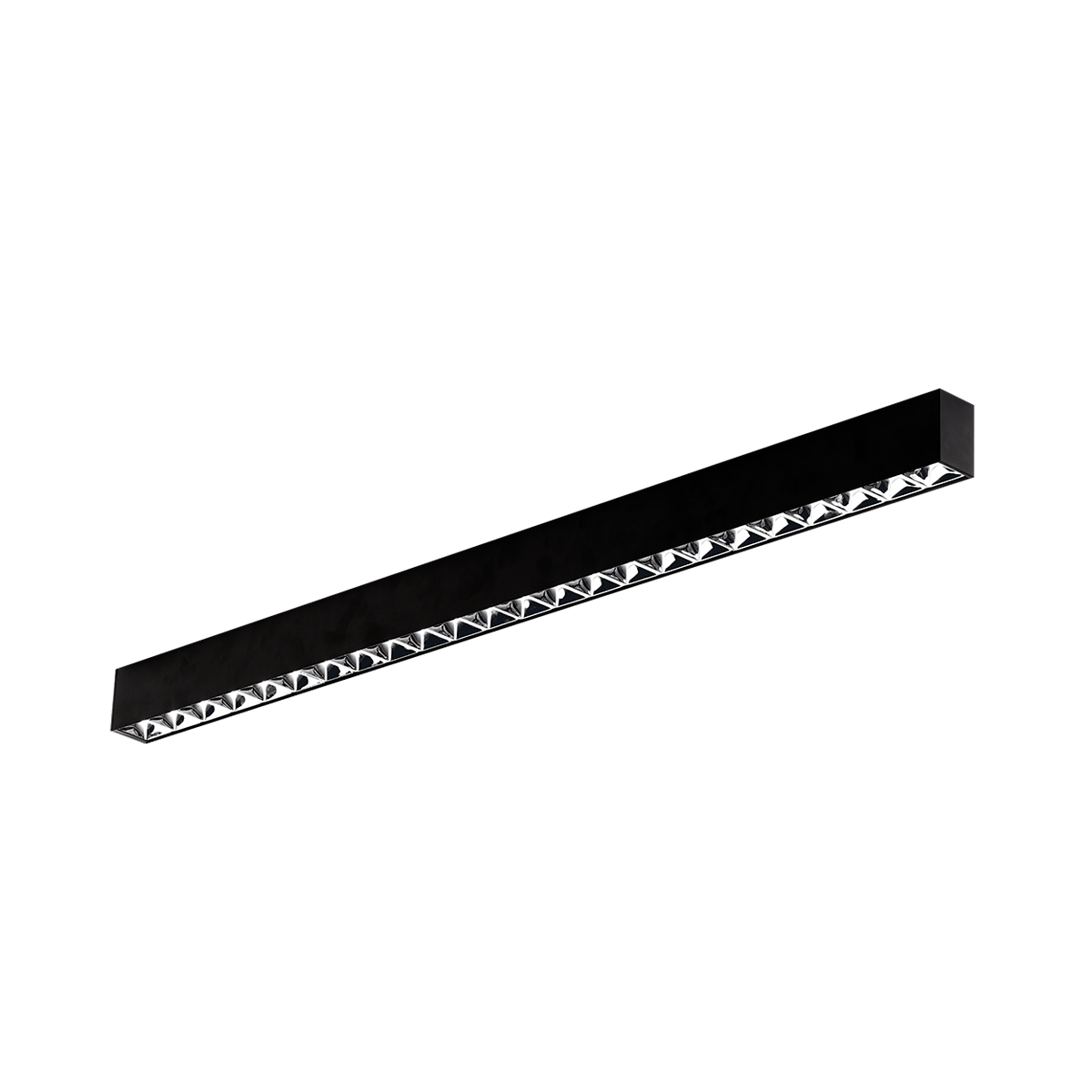 LED Linear Reflector 36W 1.2m Black DALI Tunable 3000K
