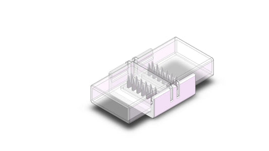 12mm RGBCX Straight connector IP65 (AU-ST224IPRGBCX)