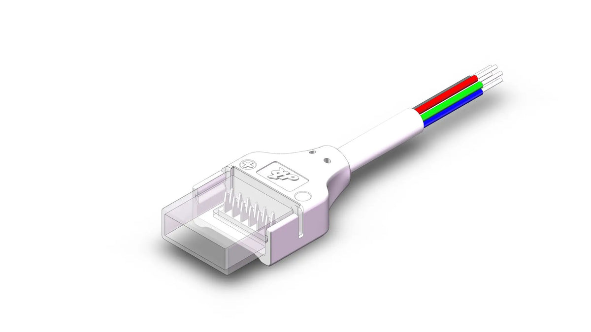 12mm RGBCX strip to to wire 2 mtr IP65 (AU-ST224IPRGBCX)