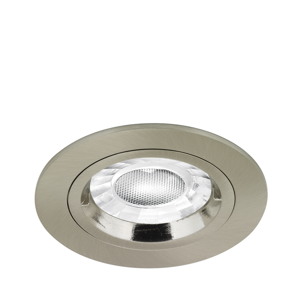 EDLM™ GU10 Fixed Lock Ring Downlight - Satin Nickel (Aluminium)