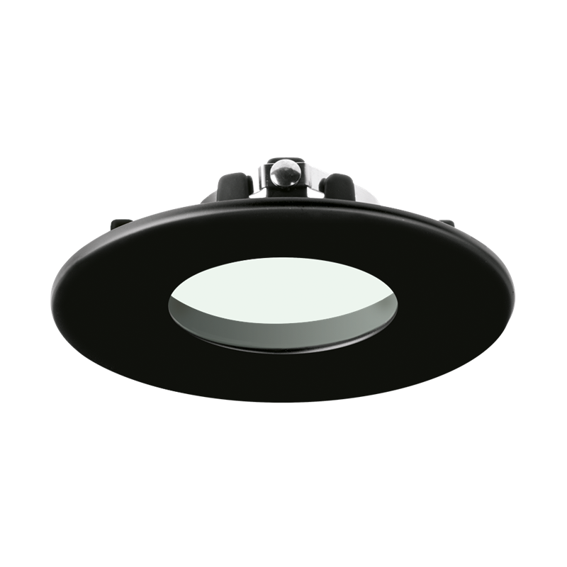 Aurora Fixed IP65 EFD™ PRO Flat Bezel - Matt Black