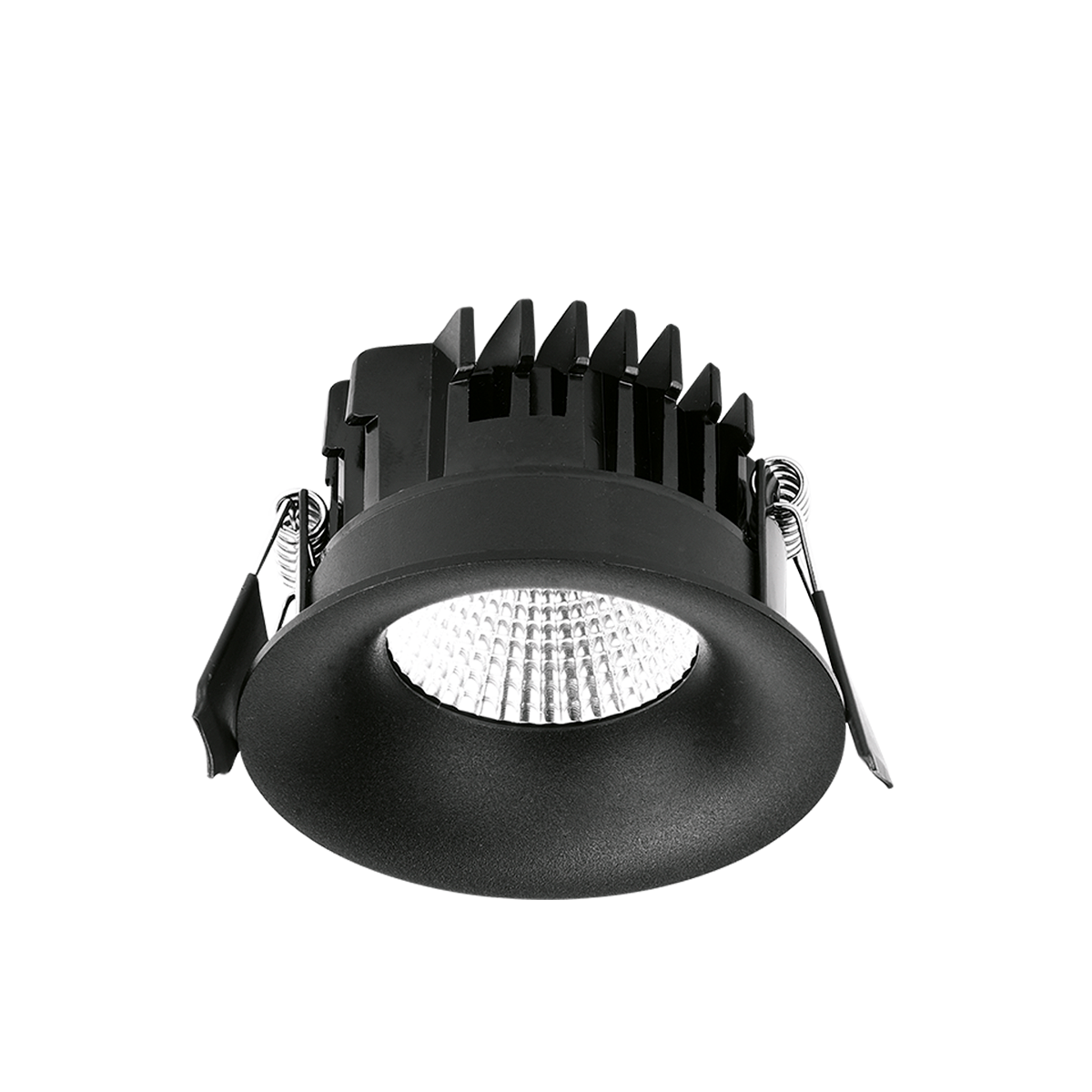 Aurora Baffled CurveE™ 7W 680lm 4000K Black Downlight - 1-10V Dimmable