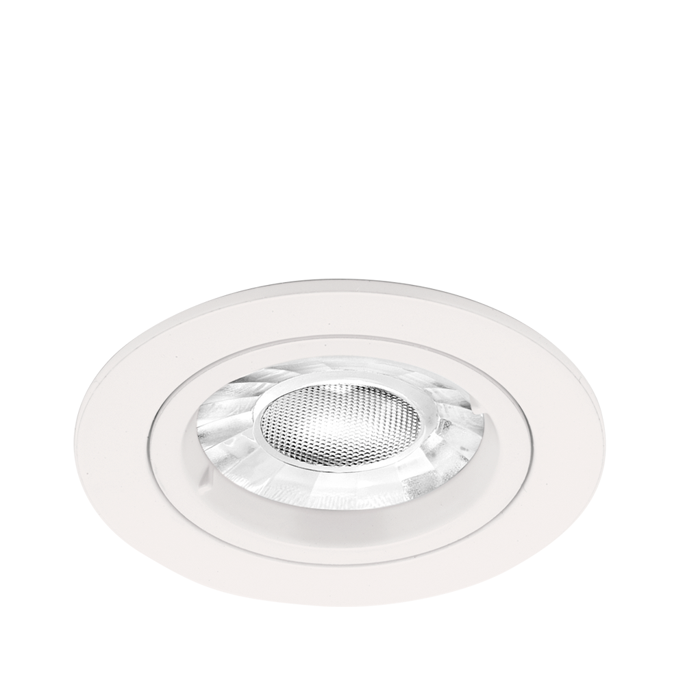 EDLM™ GU10 Fixed Lock Ring Downlight - Matt White