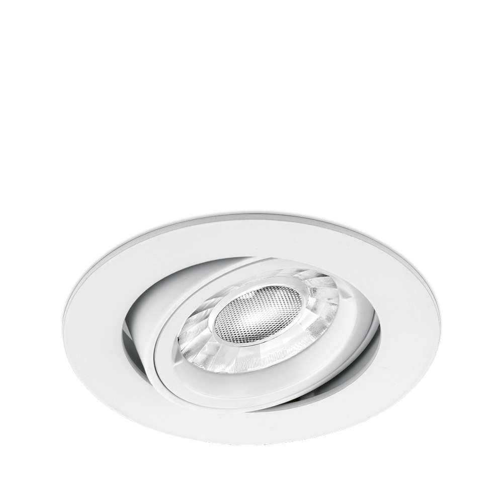 EDLM™ GU10 Adjustable Lock Ring Downlight - White