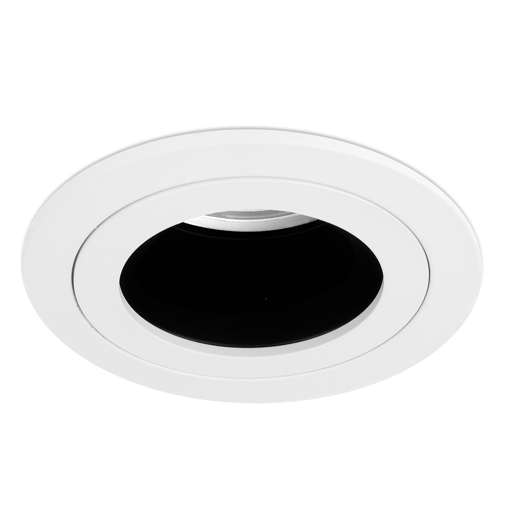 Aurora Fixed Baffled EDLM™ Downlight - Matt White