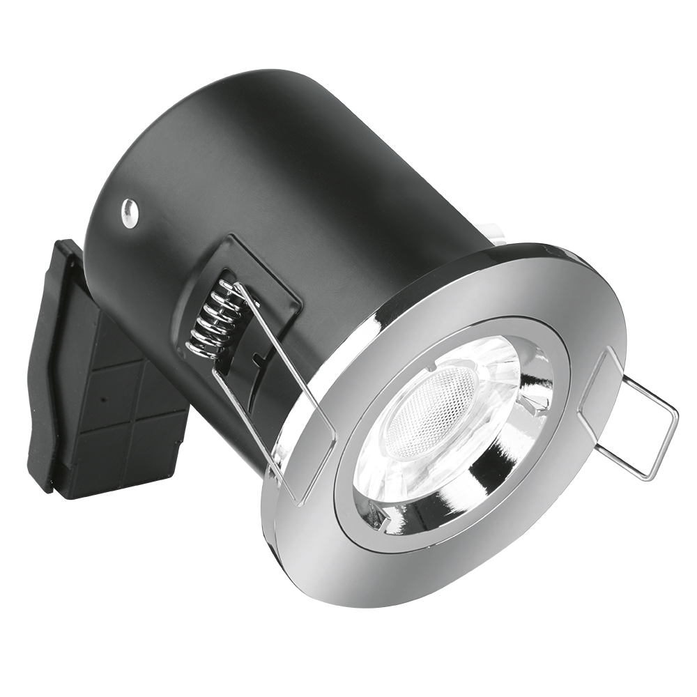 Aurora Fixed EFD Fire Rated Downlight Polished Chrome