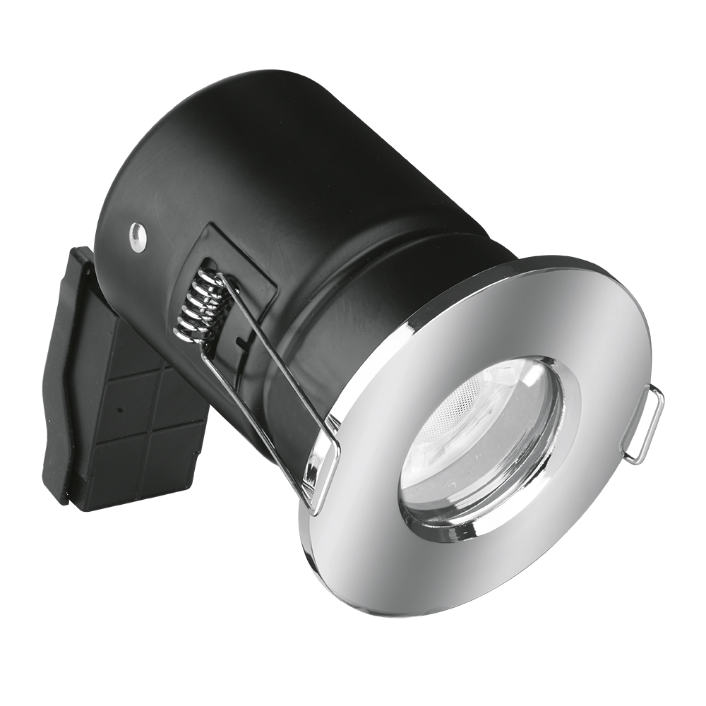 Aurora Fixed IP65 Fire Rated Downlight Polished Chrome