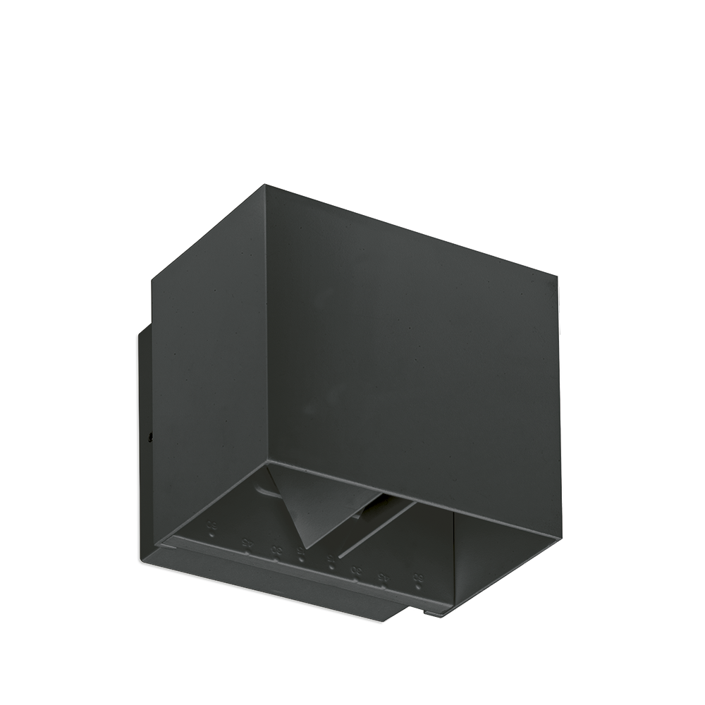 Aurora IP65 Klay™ 10W 860lm 4000K Multi-Directional Wall Light - Black