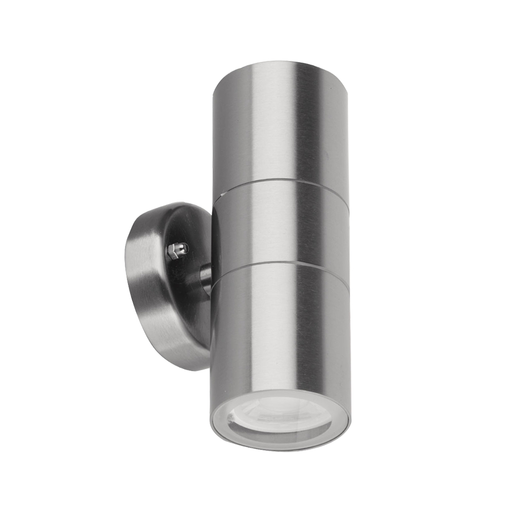 Aurora IP44 Up/Down WallE™ Wall Light - Stainless Steel