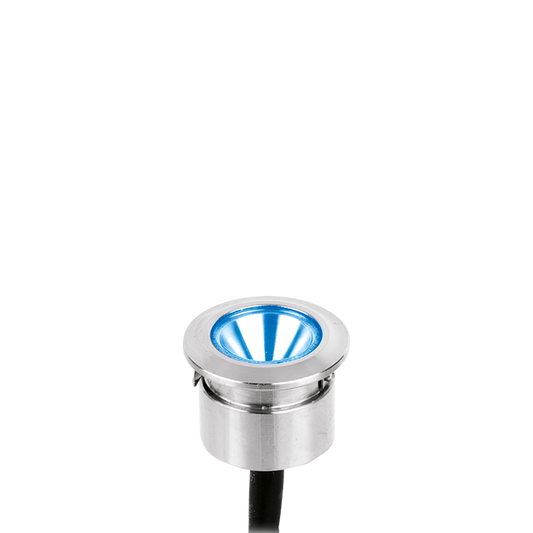Aurora IP68 M-Lite™ 1W Blue (Light) 316 Stainless Steel Round Marker Light