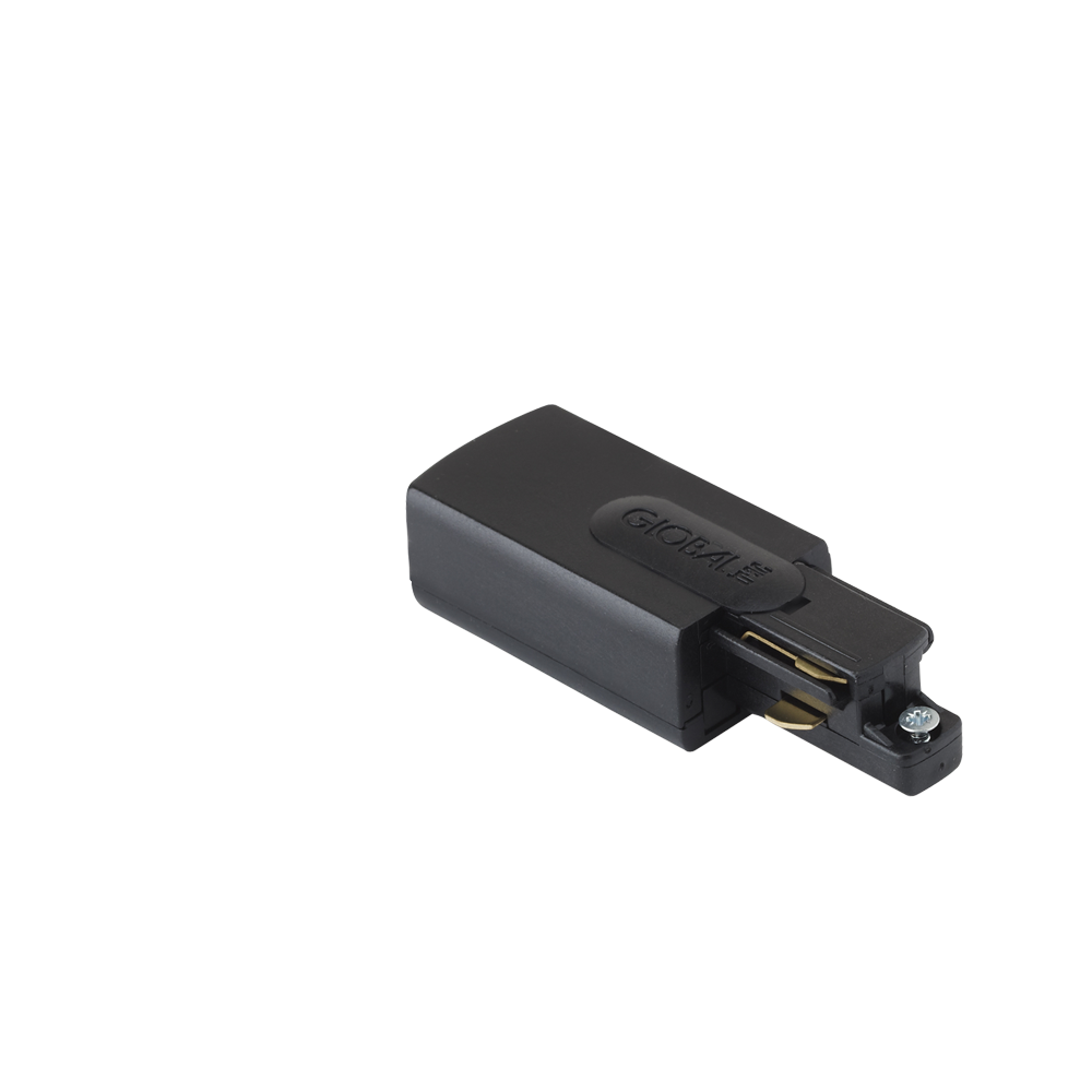 Aurora Single Circuit Live End Connector Left Hand - Black