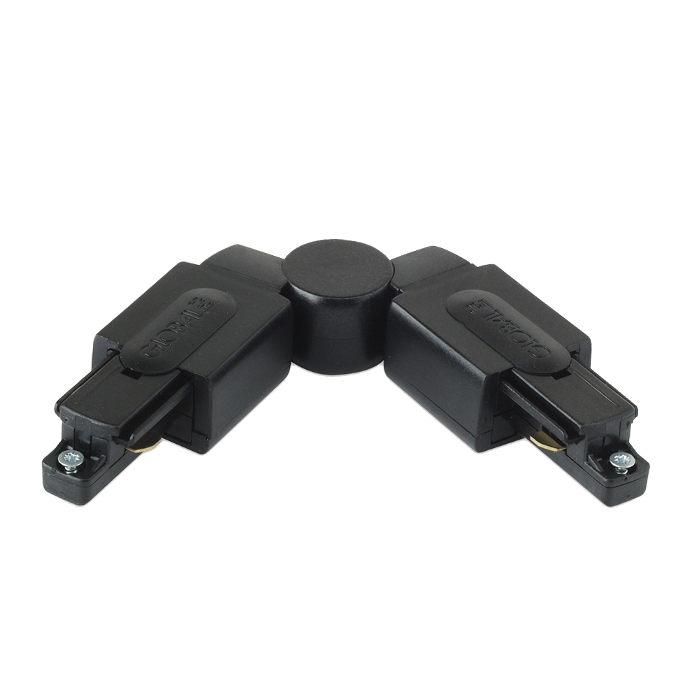 Aurora Single Circuit Adjustable Connector - Black