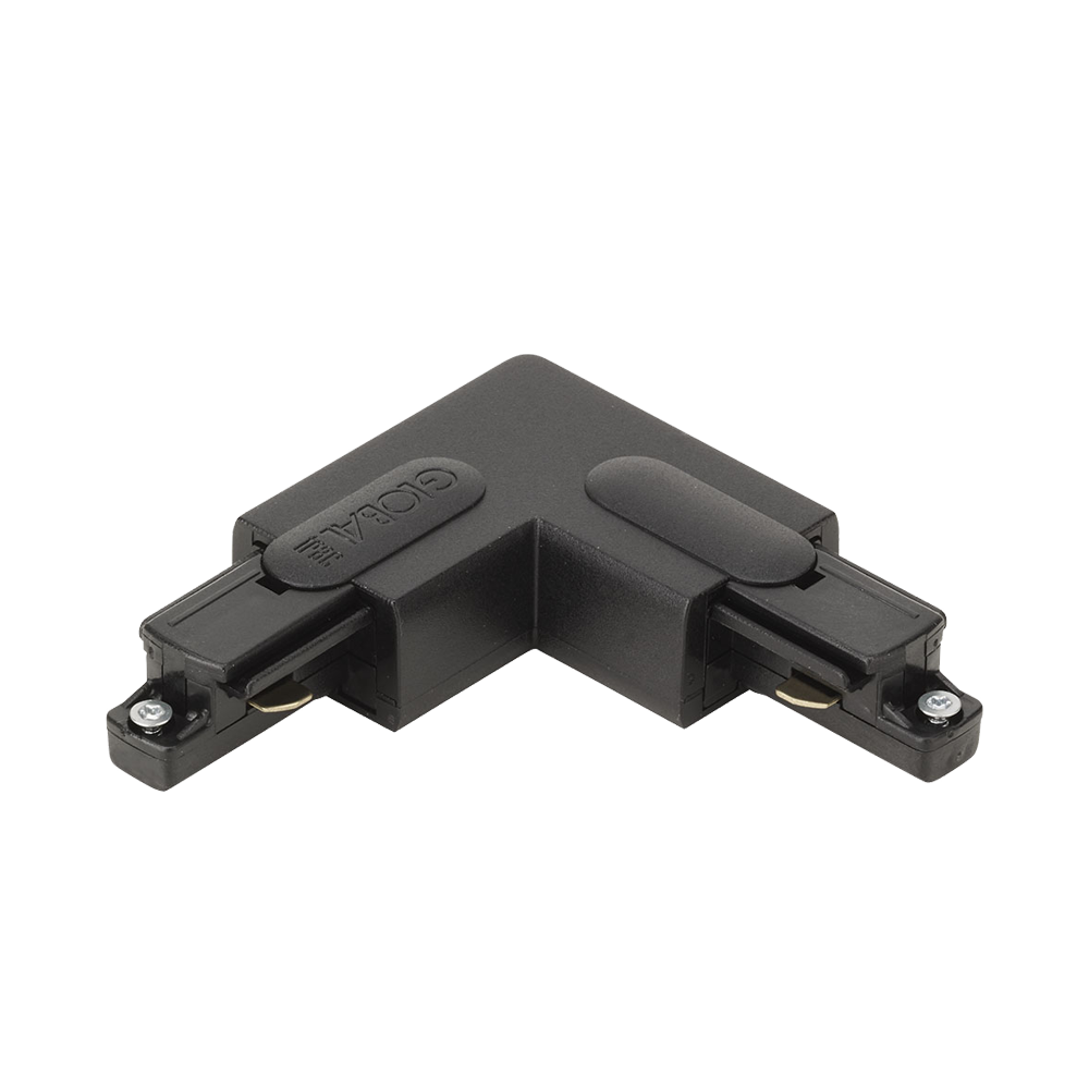 Aurora Single Circuit L Outside Connector - Black