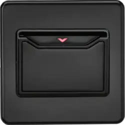 ml matt black 32A 1G Key Card Switch - Matt Black - ml matt black 32A 1G Key Card Switch - Matt Black