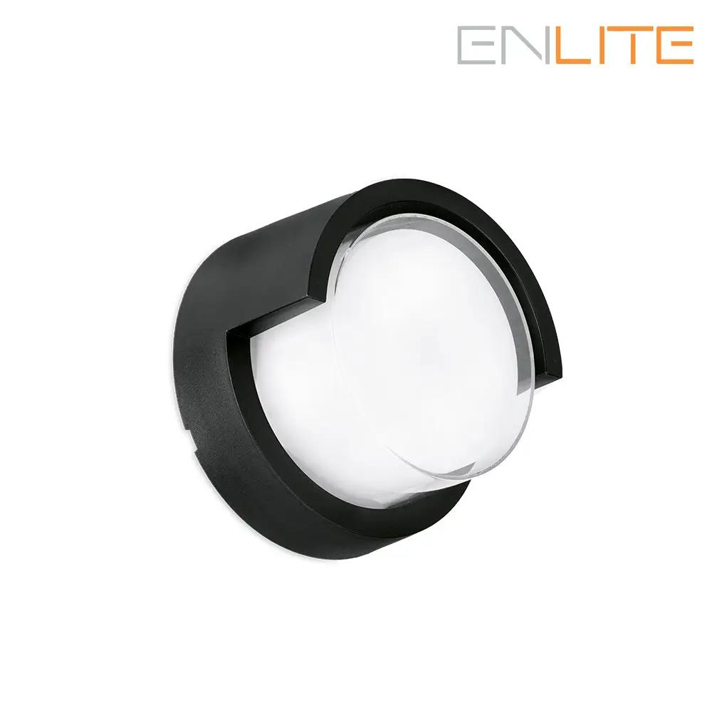 Enlite 10W Upto 900lm 3000K/4000K/6500K Round Cowl Coastal Wall Light