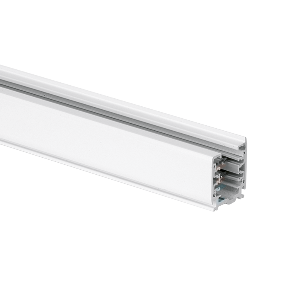 16A 250V Global 3m Three Circuit Track White