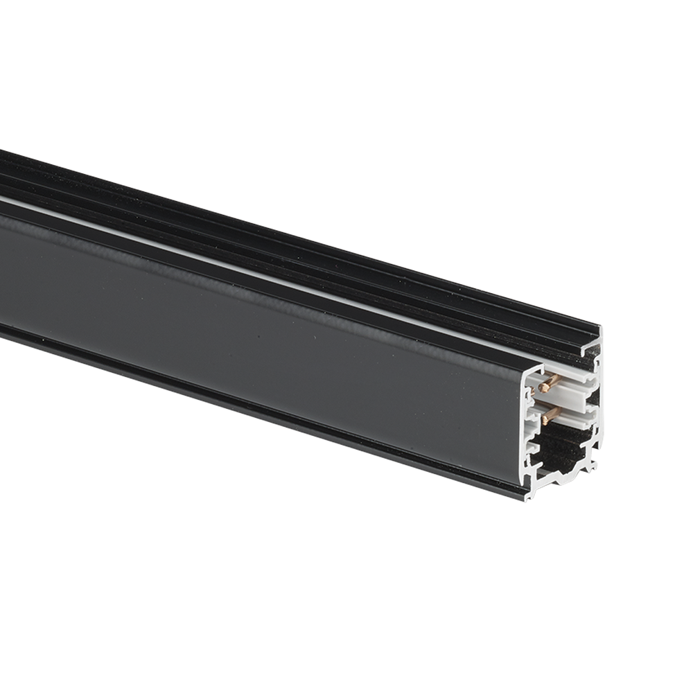 16A 250V Global 3m Three Circuit Track Black