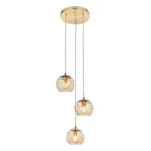Endon Lighting Dimple 3lt pendant - Endon Lighting Dimple 3lt pendant