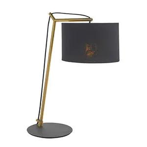 Endon Lighting Milan 1Lt Table - Antique Brass - Endon Lighting Milan 1Lt Table - Antique Brass