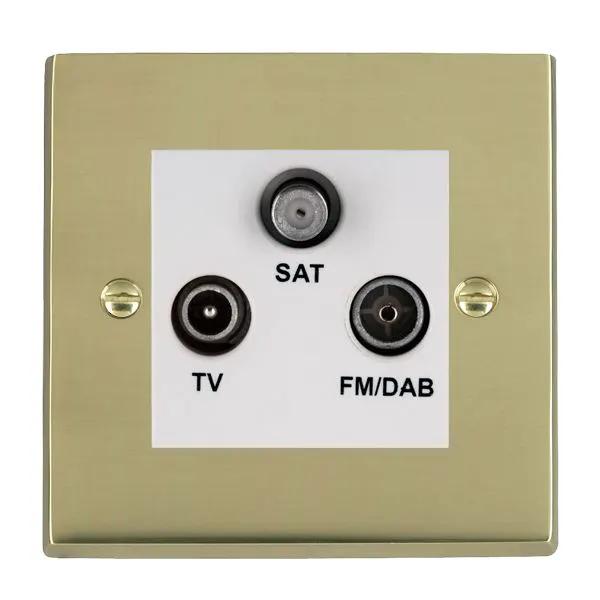 Cher V PB Non-Isolat DAB TV+FM+SAT WH
