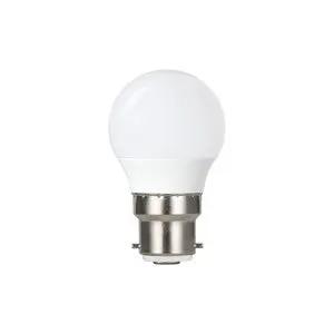 Integral GOLF BALL BULB B22 470LM 4.2W 2700K DIMMABLE 240 BEAM FROSTED INTEGRAL - Integral GOLF BALL BULB B22 470LM 4.2W 2700K DIMMABLE 240 BEAM FROSTED INTEGRAL