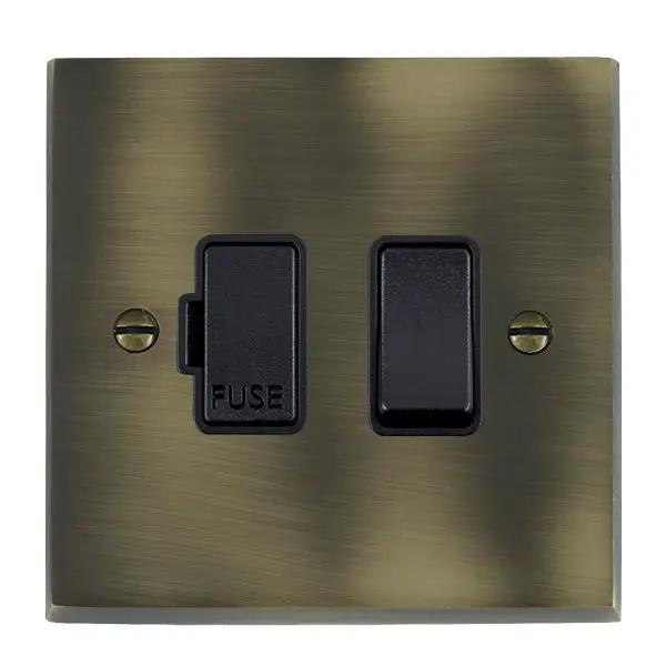 Cher V AB 1g 13A DP Fused Spur BL/BL