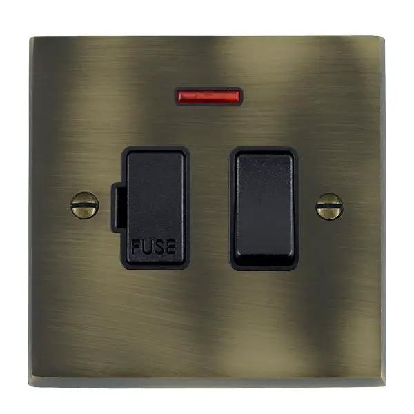 Cher V AB 13A DP Fused Spur+N BL/BL