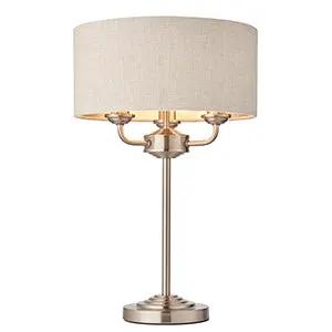Endon Lighting Highclere 3lt table - Endon Lighting Highclere 3lt table