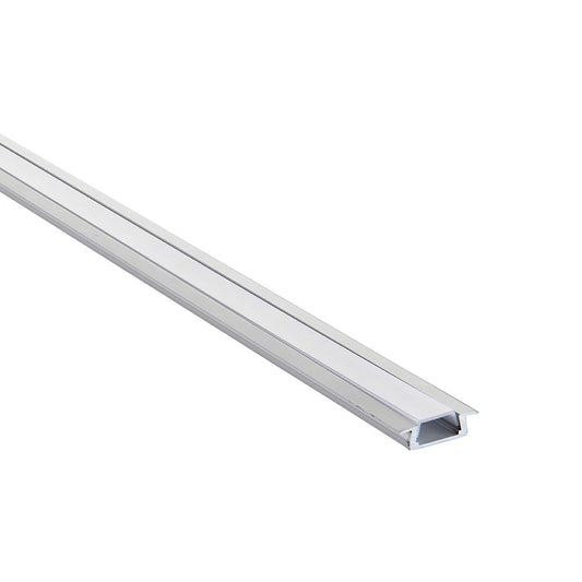 Saxby RigelSLIM Recessed 2m Aluminium Profile/Extrusion Silver - Saxby RigelSLIM Recessed 2m Aluminium Profile/Extrusion Silver