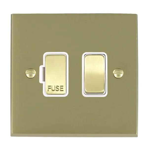 Cher V SB 1g 13A DP Fused Spur SB/WH