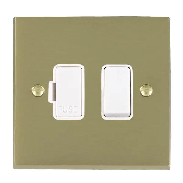 Cher V SB 1g 13A DP Fused Spur WH/WH