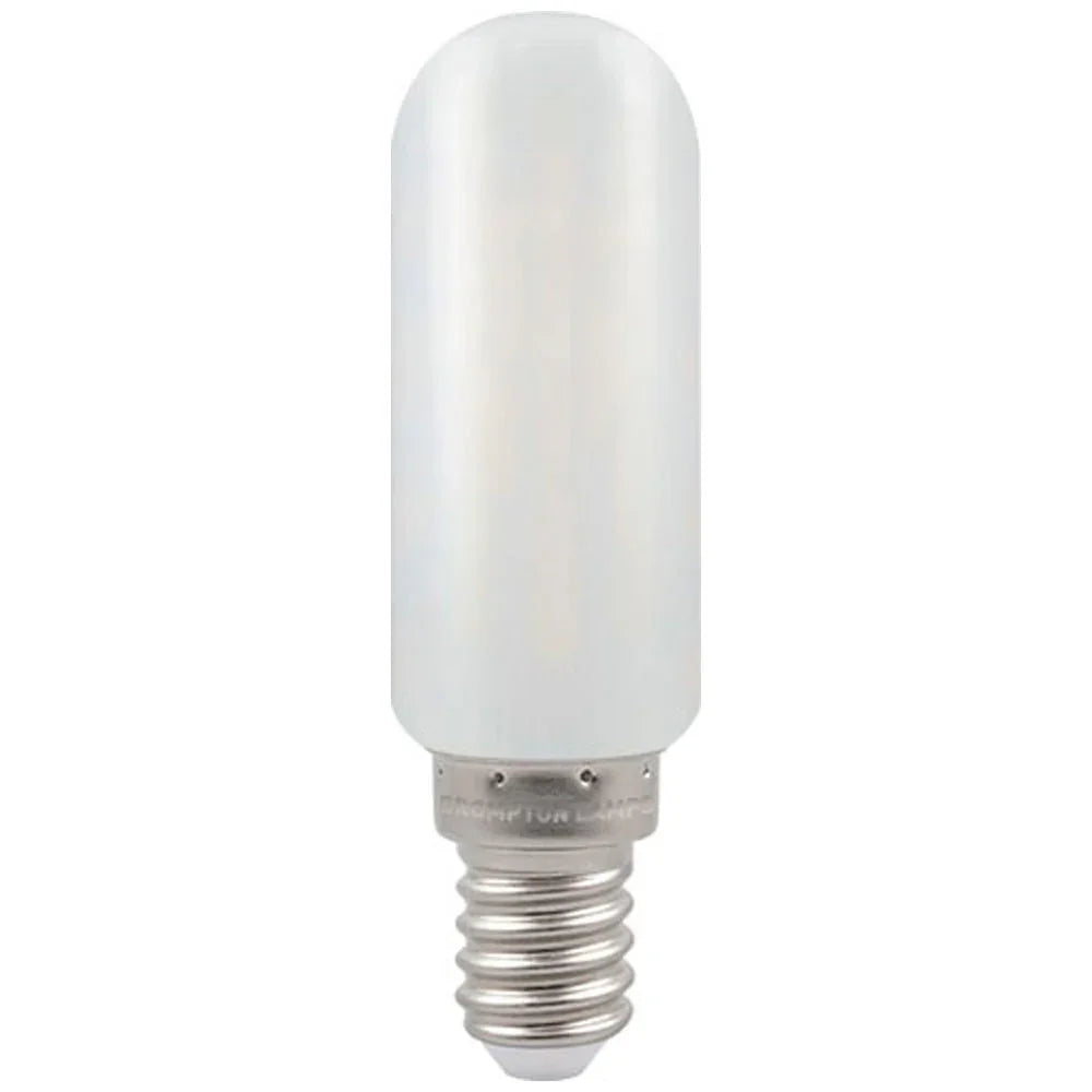 LED cooker hood light bulb, SES screw cap, 4.7W, 2700K warm white, tubular shape