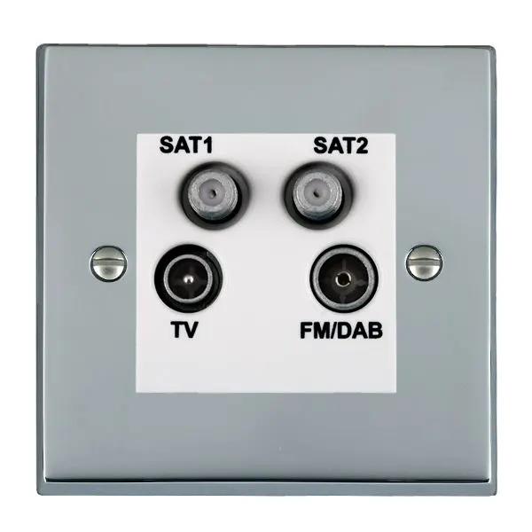 Cher V BC Non-Isolated TV+FM+2XSAT WH