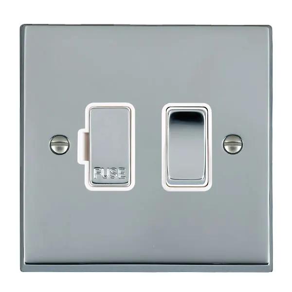 Cher V BC 1g 13A DP Fused Spur BC/WH