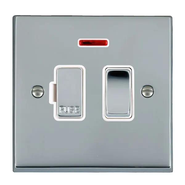 Cher V BC 13A DP Fused Spur+N BC/WH