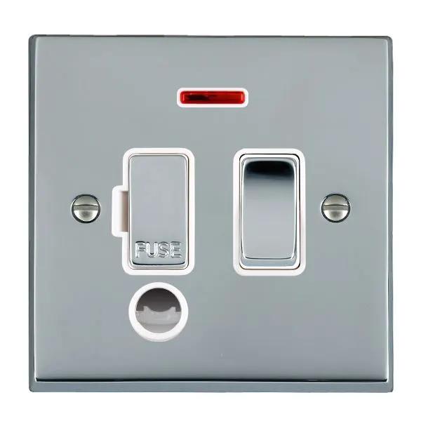 Cher V BC 13A DP Fuse SP+N+CO BC/WH