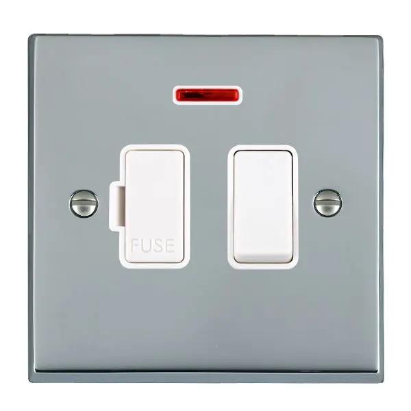 Cher V BC 13A DP Fused Spur+N WH/WH