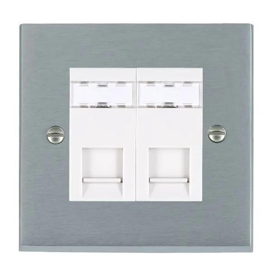 Cher V SC 2g RJ45 CAT5E Unshielded WH