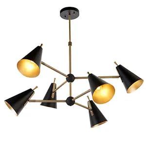 Endon Lighting Everett 6Lt Pendant - Black - Endon Lighting Everett 6Lt Pendant - Black