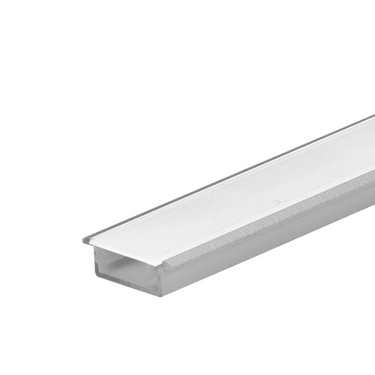 Aurora Recessed Profile 2m - Silver