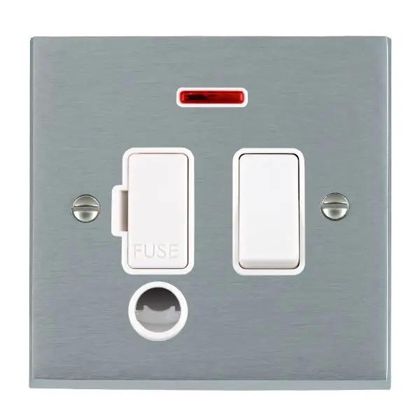 Cher V SC 13A DP Fuse SP+N+CO WH/WH