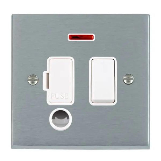 Cher V SC 13A DP Fuse SP+N+CO WH/WH