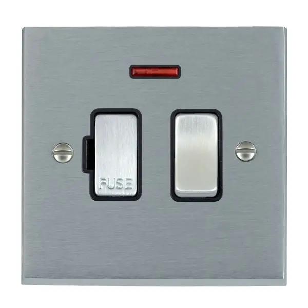Cher V SC 13A DP Fused Spur+N SC/BL