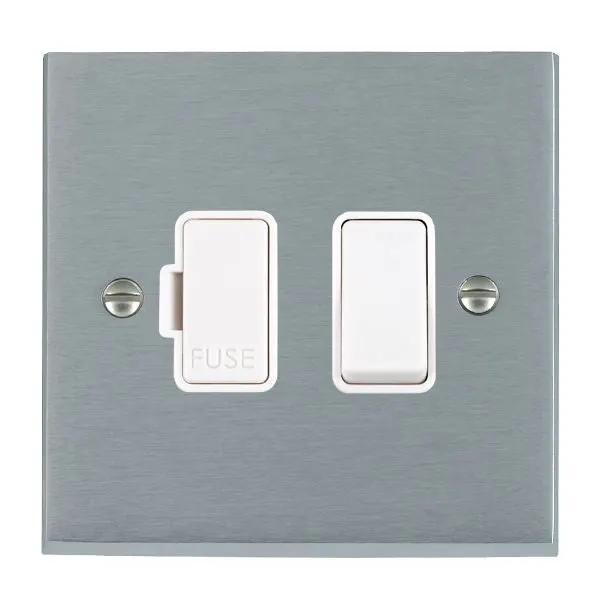 Cher V SC 1g 13A DP Fused Spur WH/WH