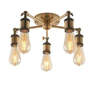 Endon Lighting Hal 5lt semi flush - Endon Lighting Hal 5lt semi flush