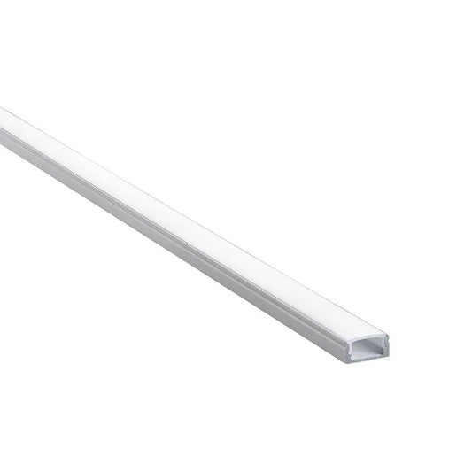 Saxby RigelSLIM Surface 2m Aluminium Profile/Matt White - Saxby RigelSLIM Surface 2m Aluminium Profile/Matt White