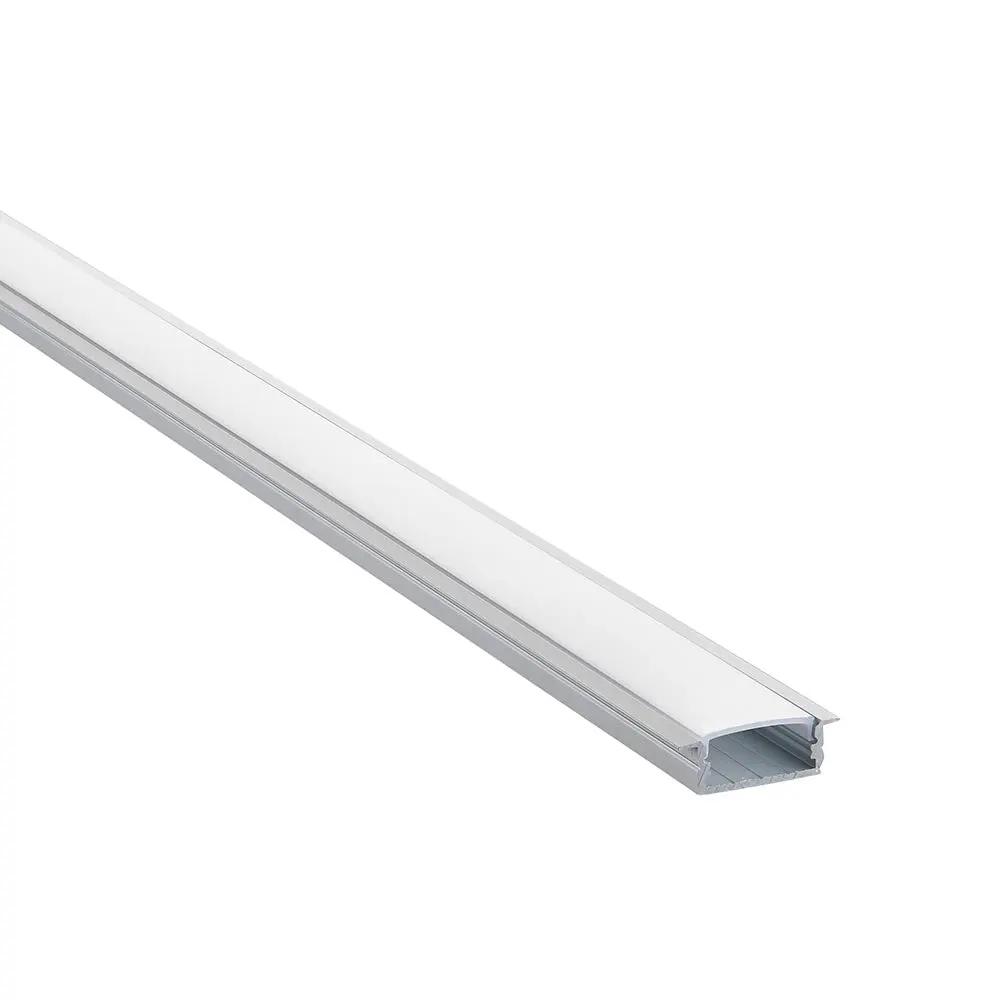 Saxby RigelSLIM Recessed Wide 2m Aluminium Profile/Extrusion Silver - Saxby RigelSLIM Recessed Wide 2m Aluminium Profile/Extrusion Silver
