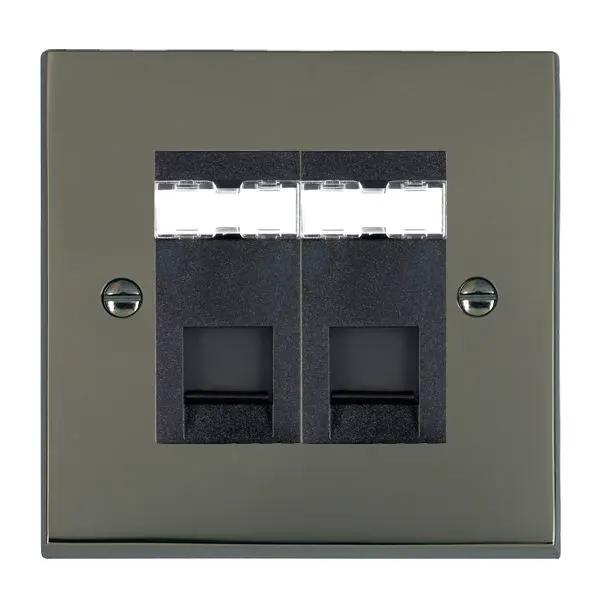 Cher V BK 2g RJ45 CAT5E Unshielded BL